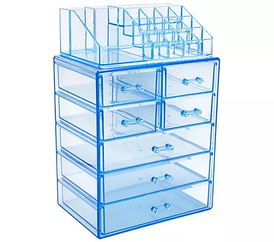 7-Drawer Makeup and Jewelry Storage Case