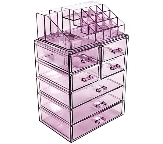7-Drawer Makeup and Jewelry Storage Case