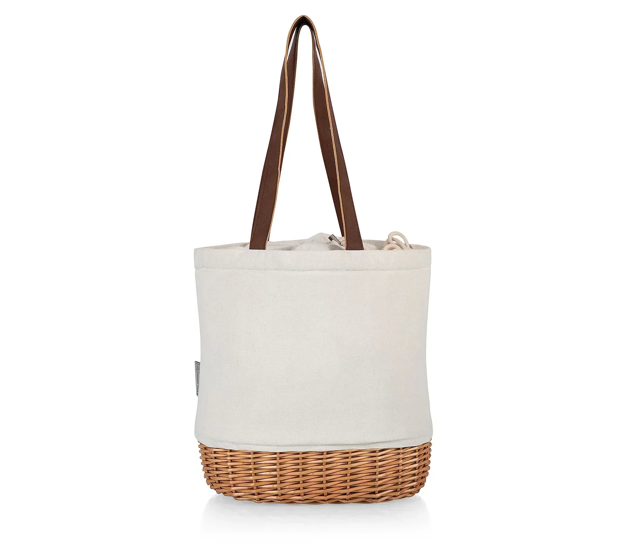 Pico Willow and Canvas Lunch Basket